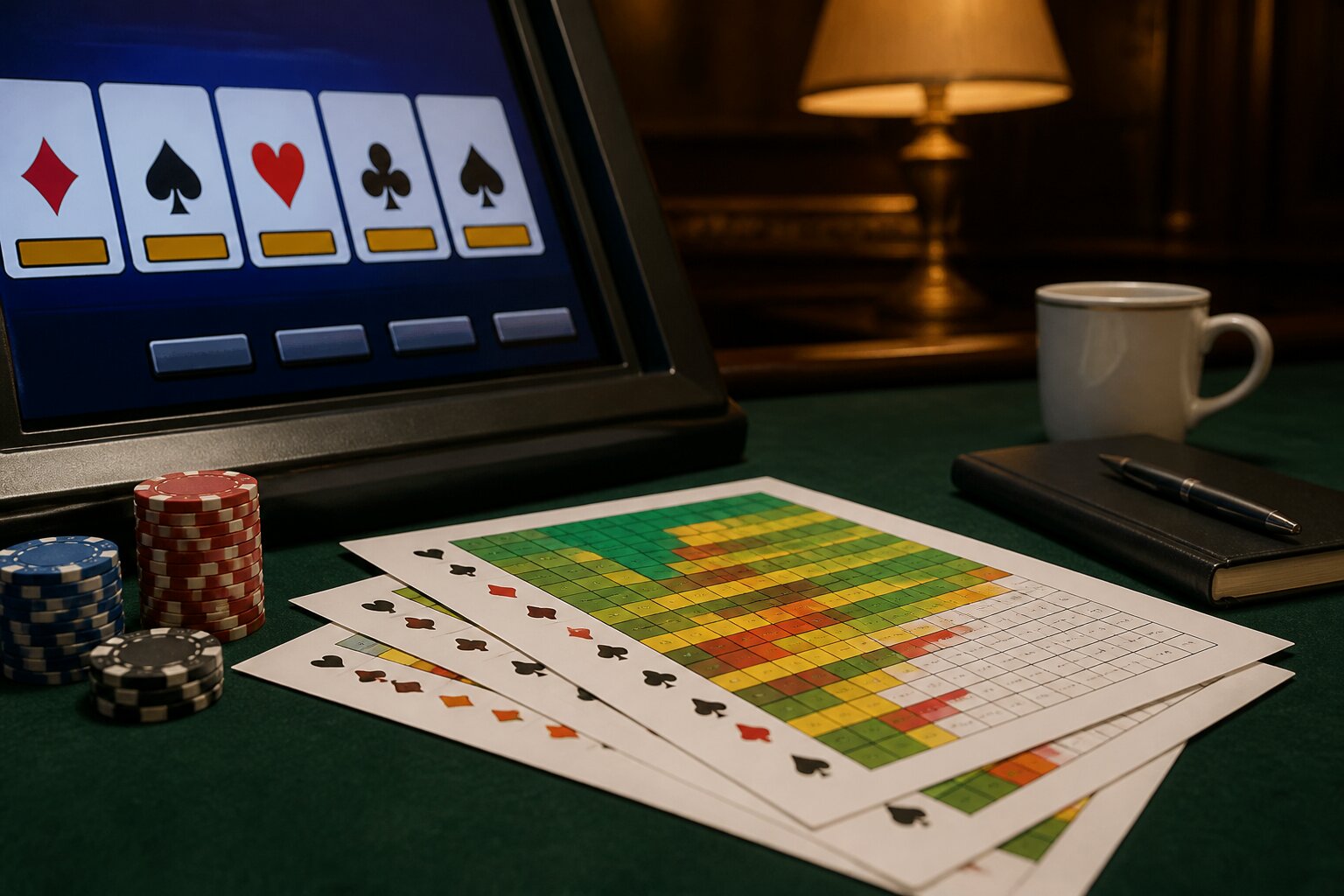 Video Poker Strategy Cards Guide: How to Use Poker Hand Charts